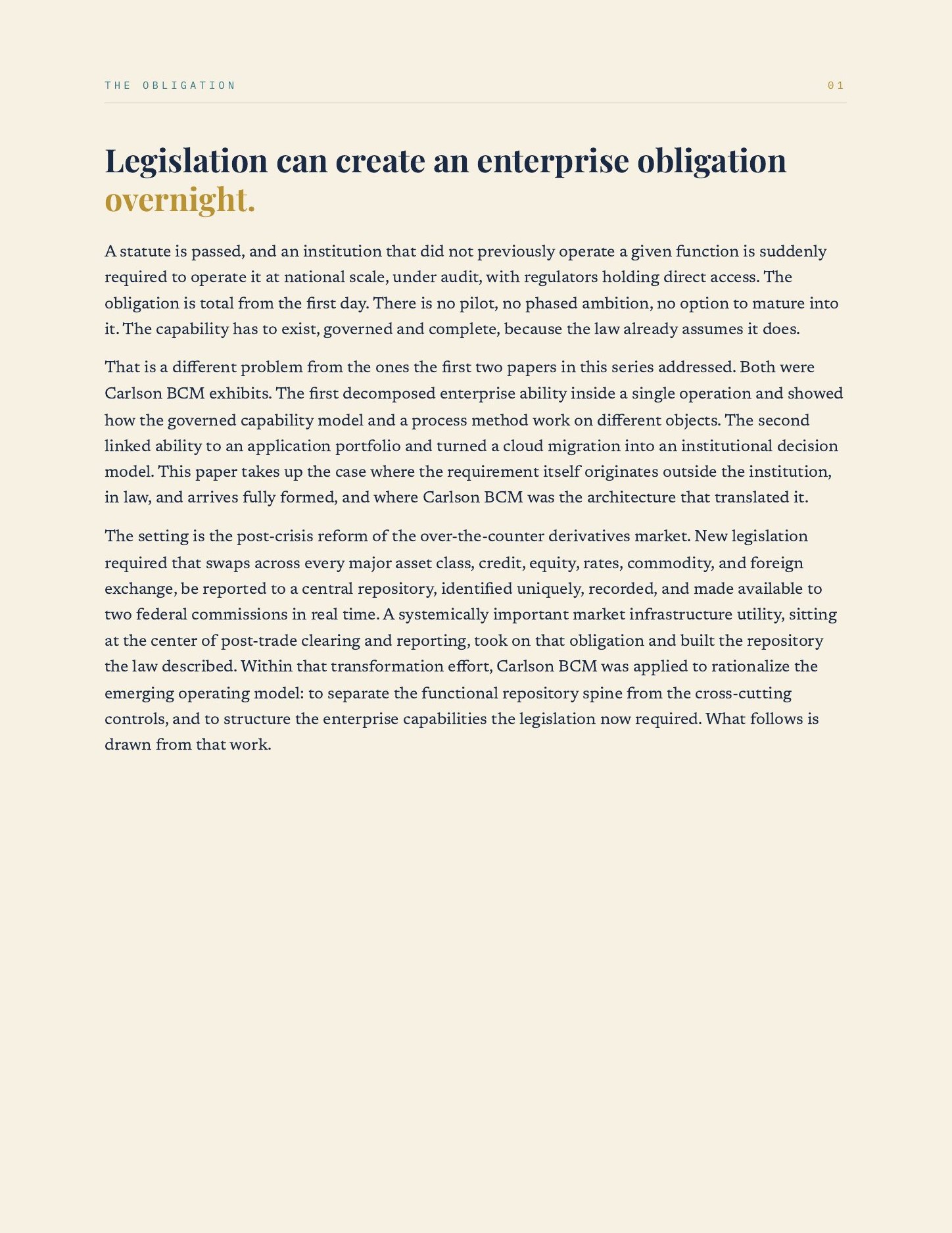 Capital Markets Under New Law, page 2