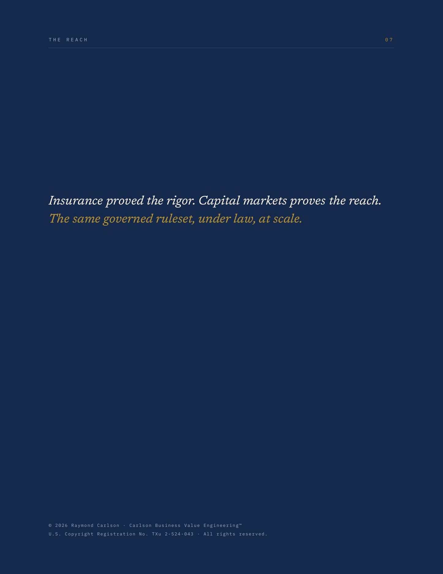 Capital Markets Under New Law, page 8