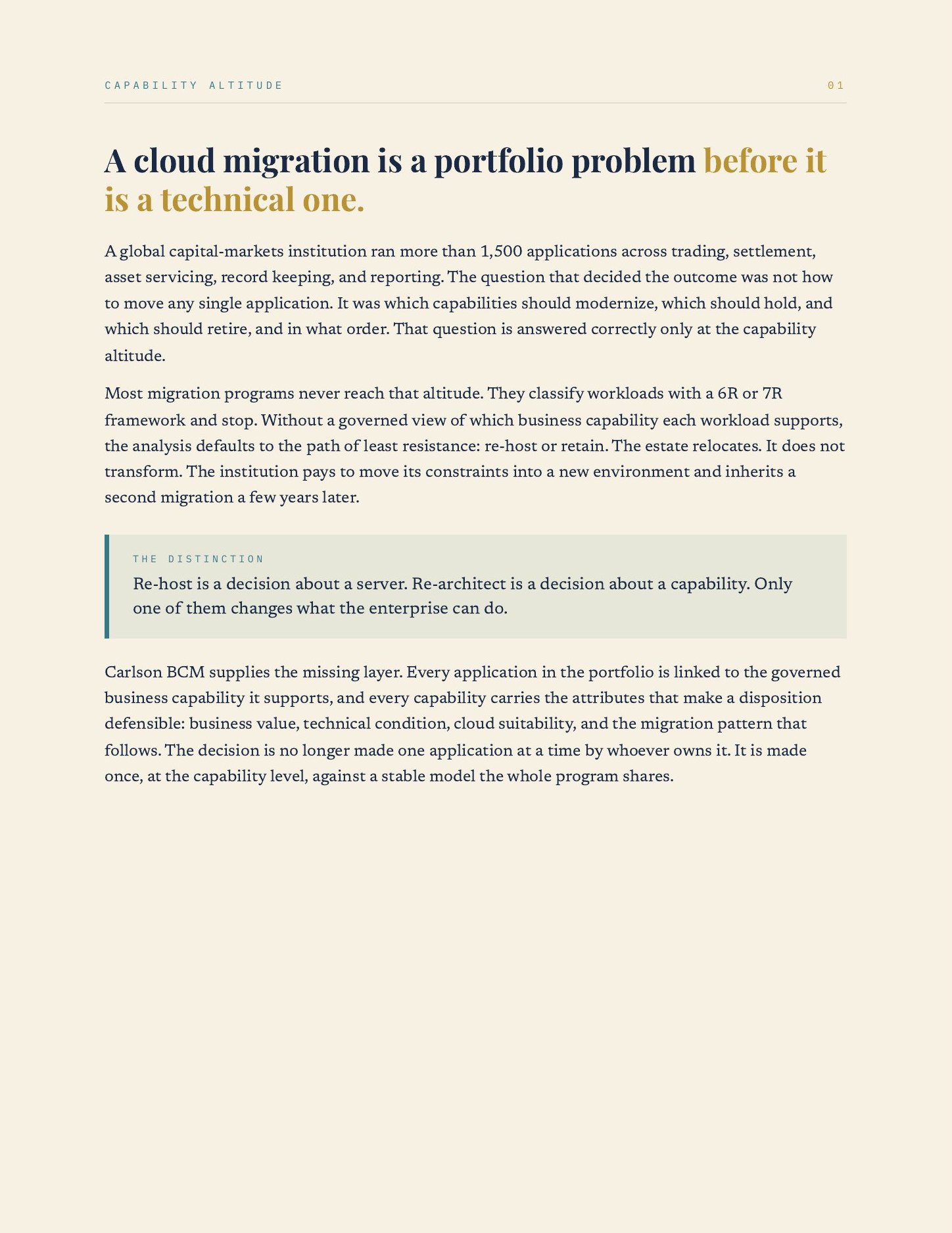 Cloud Migration for Capital Markets, page 2