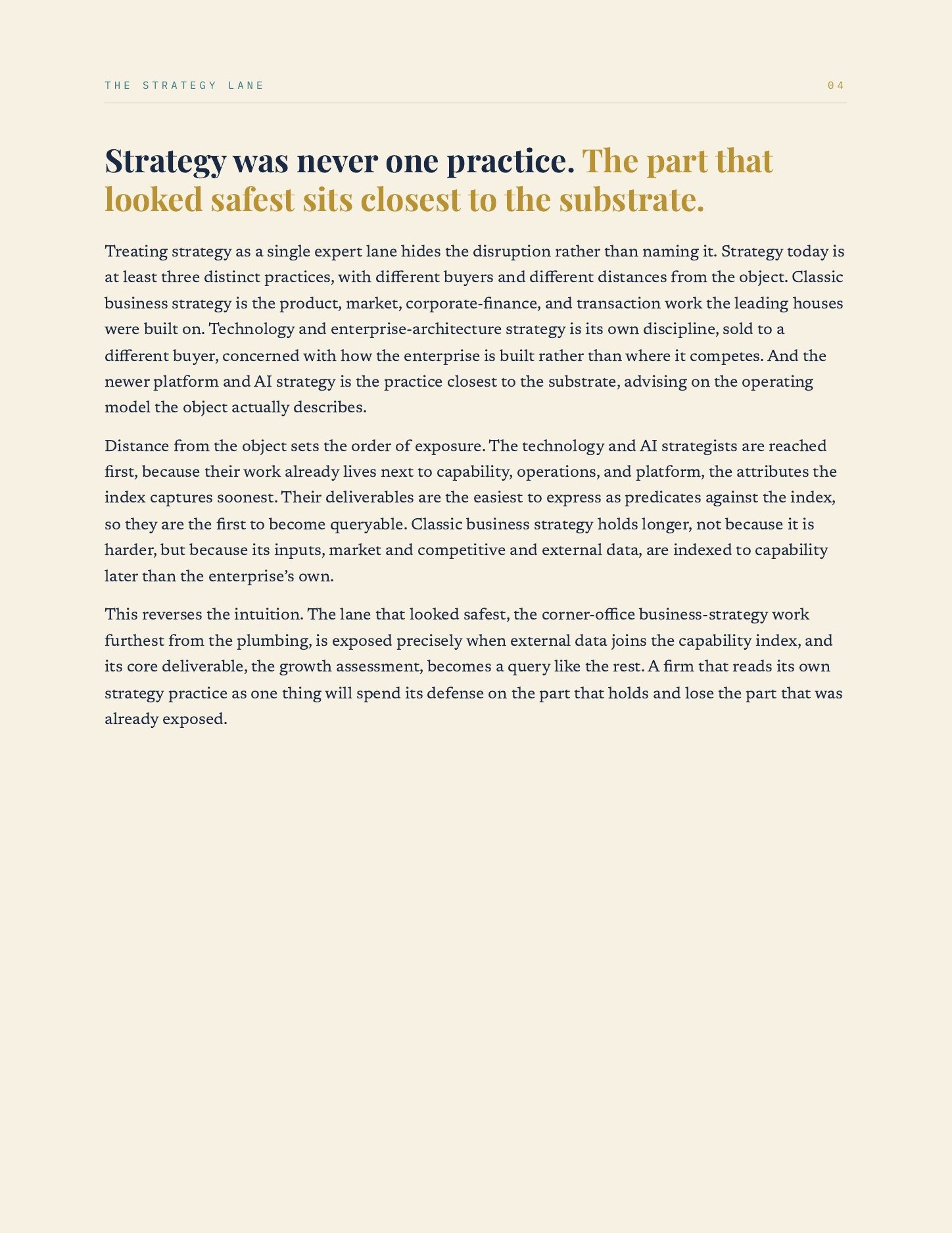 Managing the Professional Services Firm 2.0, page 5