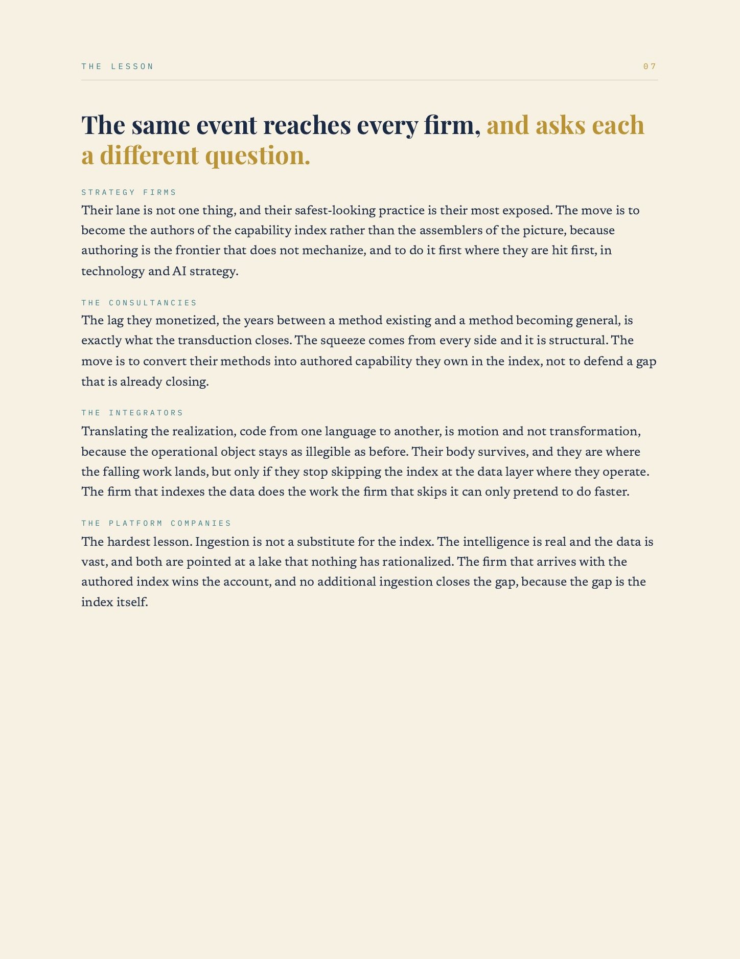 Managing the Professional Services Firm 2.0, page 8