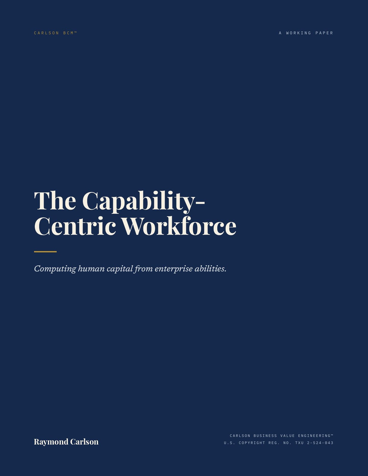 The Capability-Centric Workforce, page 1