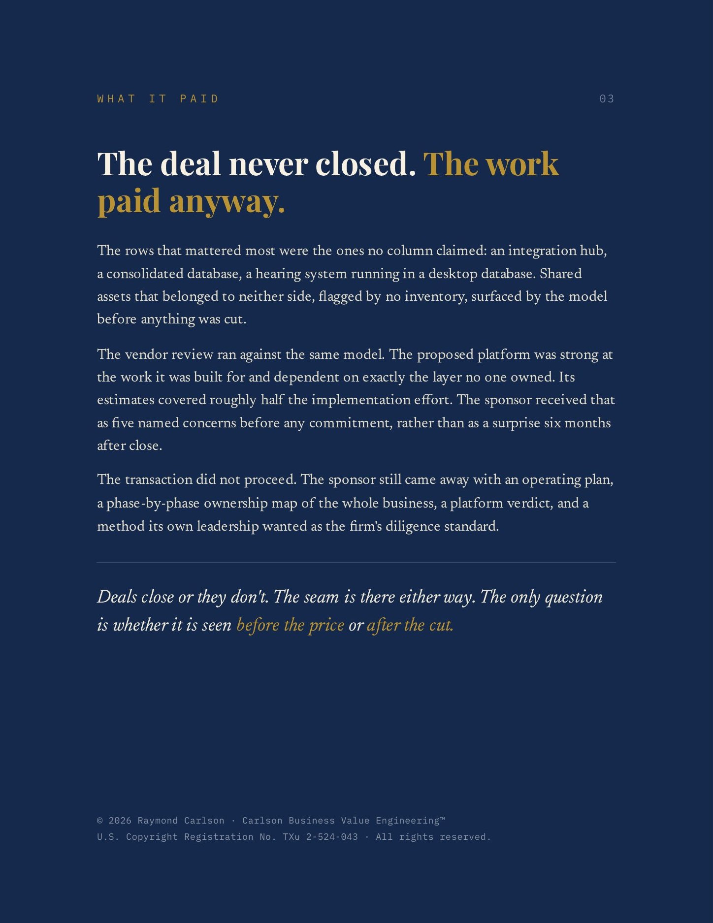 The Seam, Before the Price, page 4