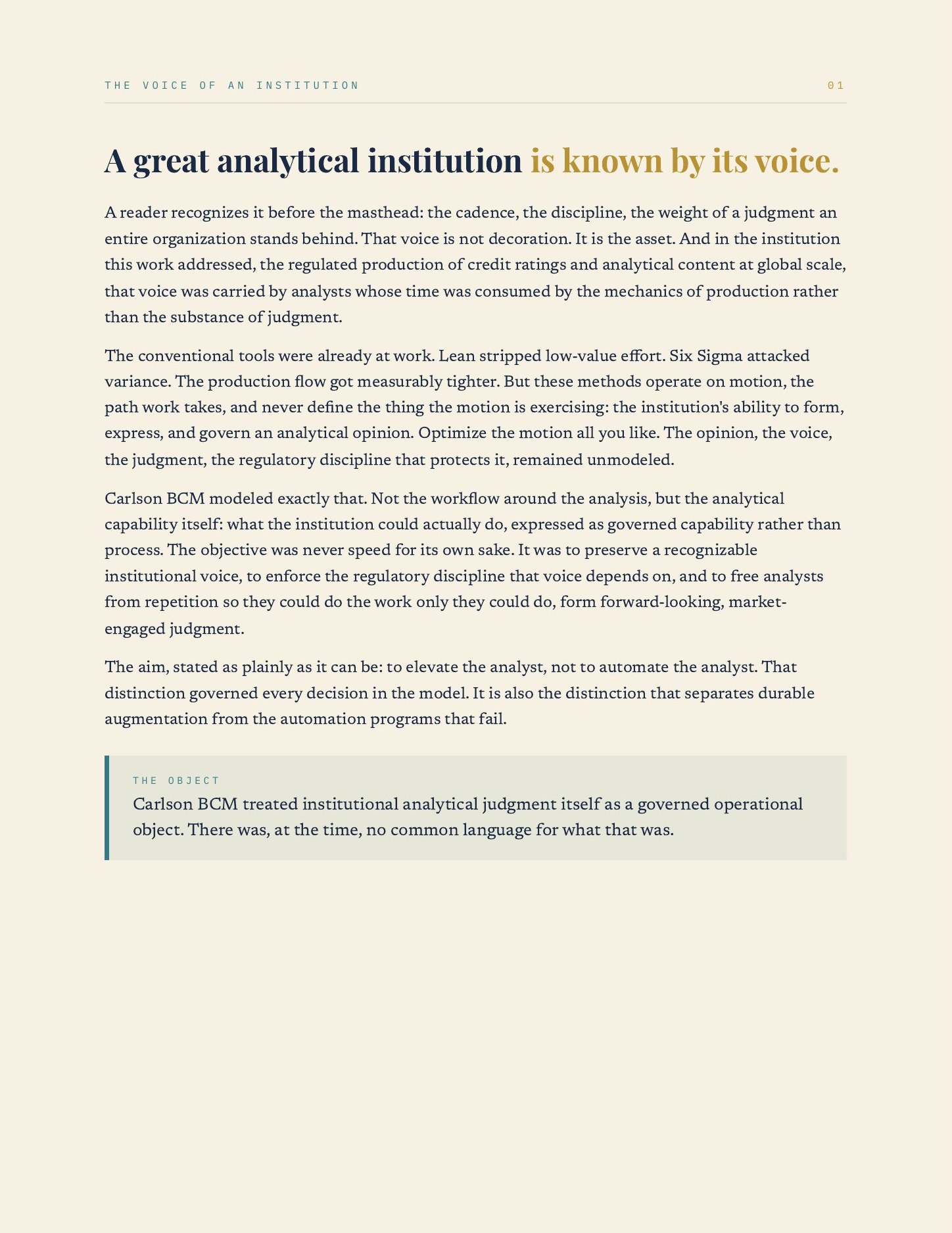 The Voice of an Institution, page 2