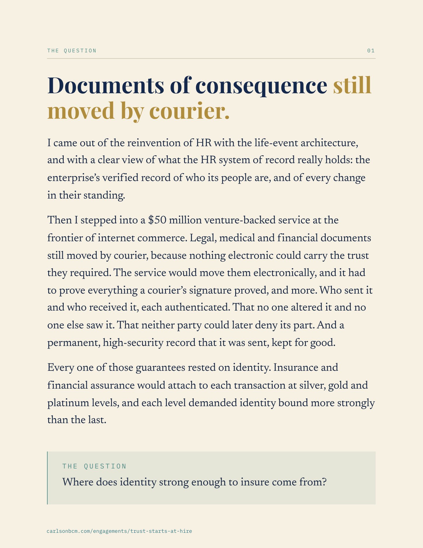 Trust Starts at Hire, page 2