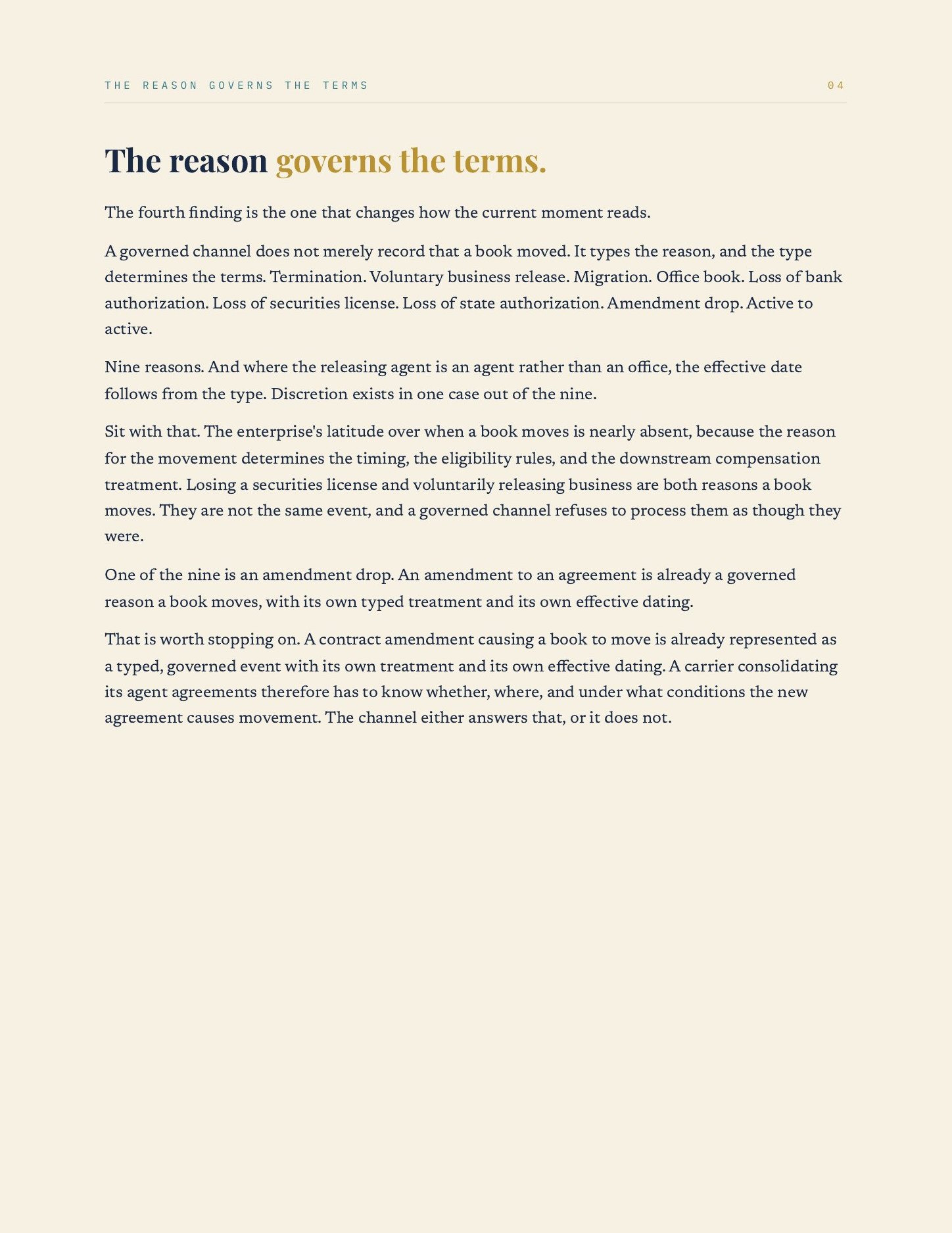 What Moves When the Contract Changes, page 5