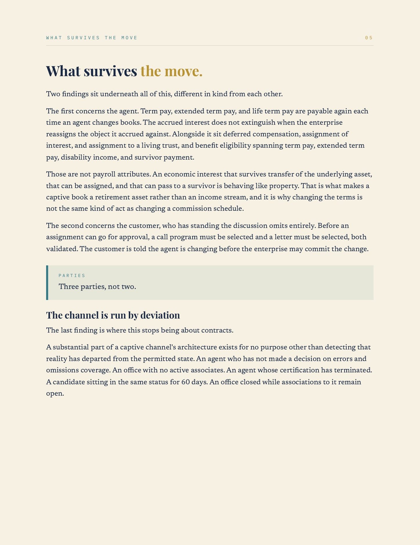 What Moves When the Contract Changes, page 6